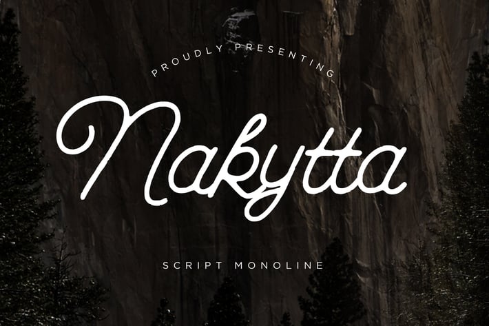 Nakytta Monoline Business Font