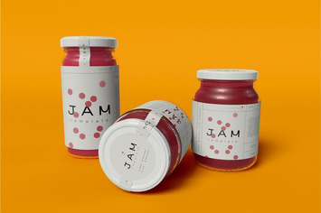 Jam Jar Mockup