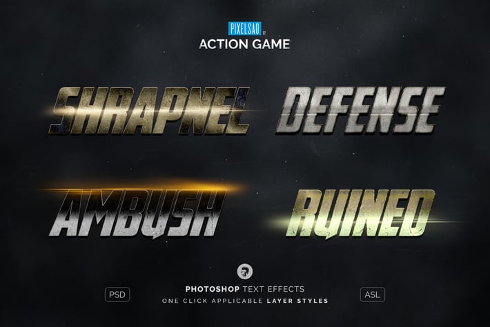 Action Game Text Effects 02