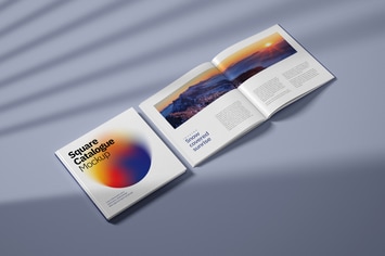 Square Catalogue Mockup