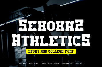 Sekoxaz Athletics - Gym Sport Font
