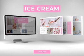 Sweet Ice Cream - Keynote Template