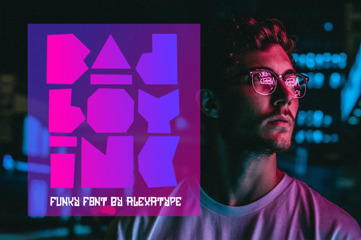 BAD BOY INC - Funky Font