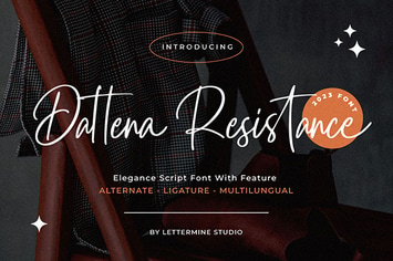 Dattena Resistance - Script Handwritten