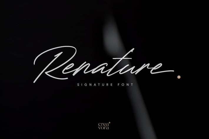 Renature -  Elegant Signature Font