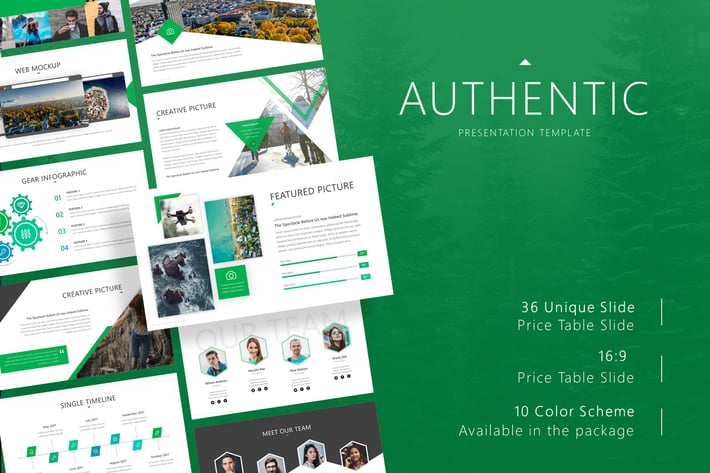 Authentic Presentation Template