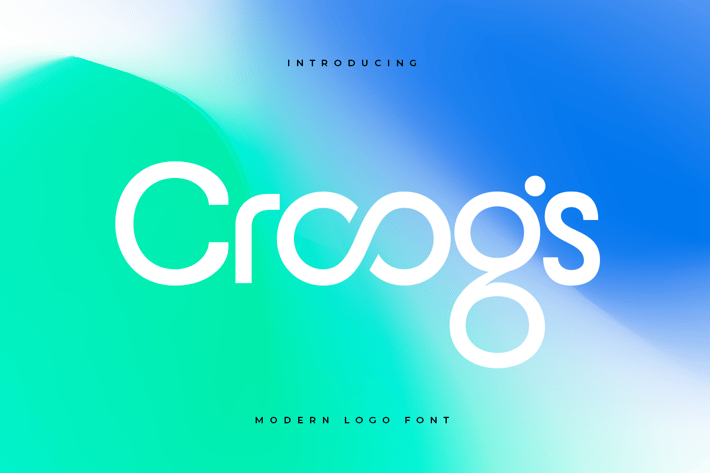Croogs - Modern Logo Font