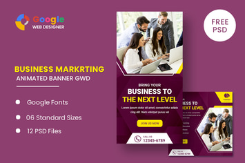 Business Animated Banner Google Web Designer