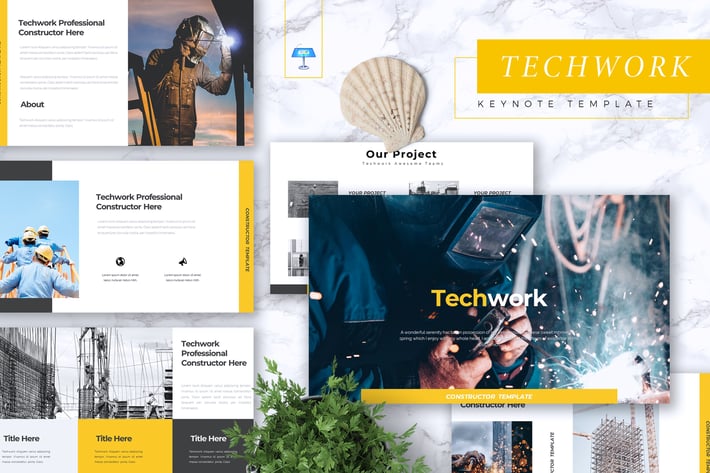 TECHWORK - Construction Keynote Template