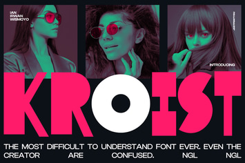 Kroist – Experimental Pop Fonts