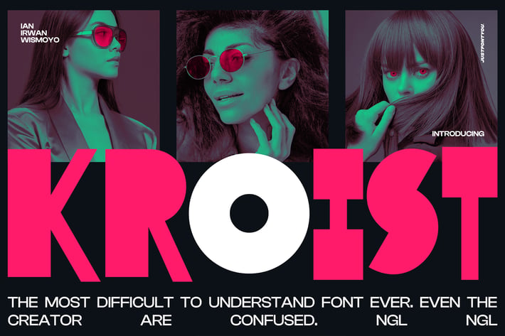 Kroist – Experimental Pop Fonts
