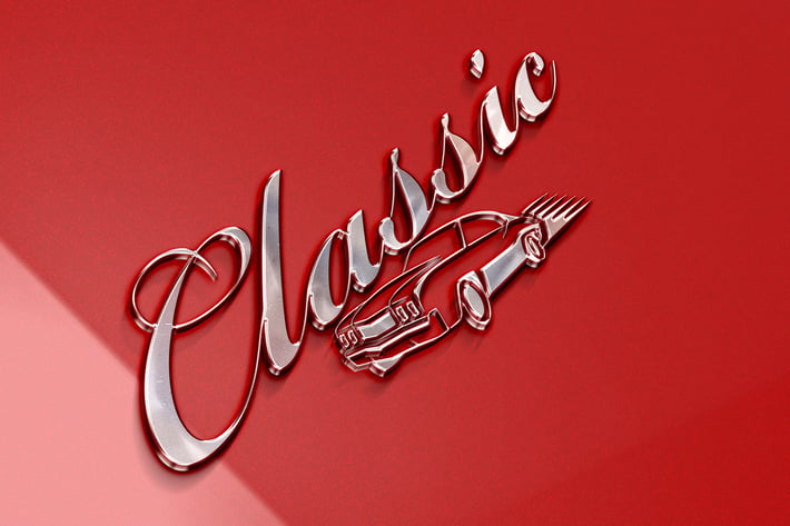 Classic Logo Mockup