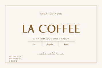 LaCoffee Handmade Font