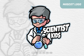 Scientist Laboratory Logo