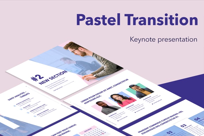 Pastel Transition Keynote Template