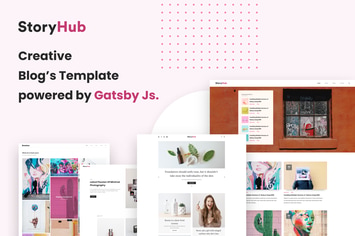 StoryHub - React Gatsby Blog Template