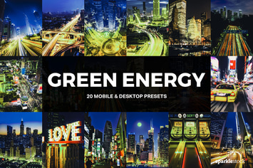 20 Green Energy Lightroom Presets and LUTs