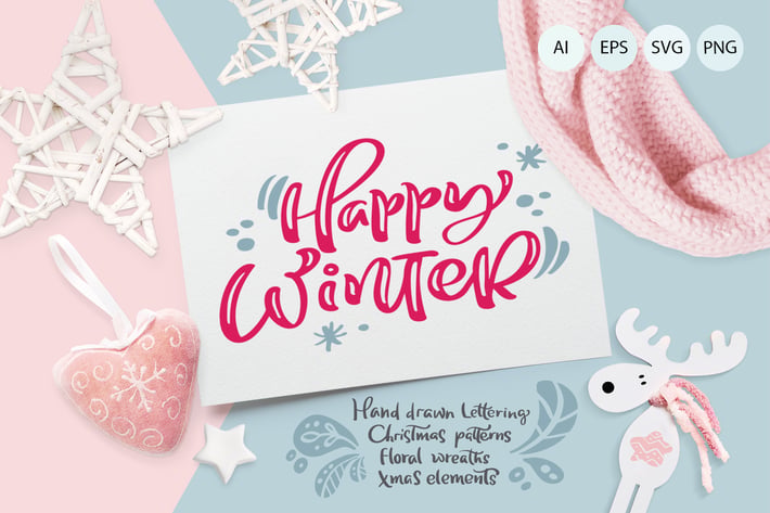 Christmas lettering quotes & design