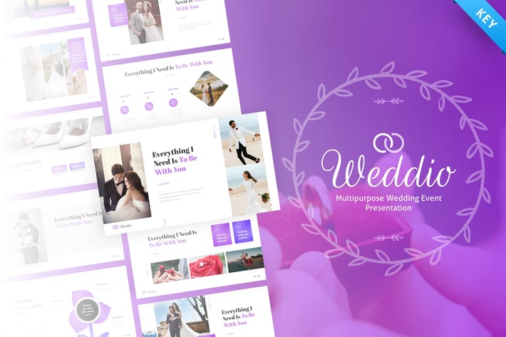 Weddio Multipurpose Wedding Event Keynote Template