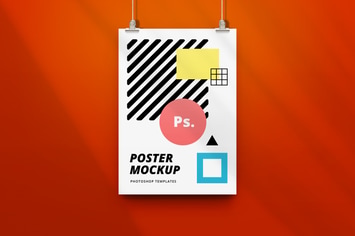 Hanging Poster Mockup