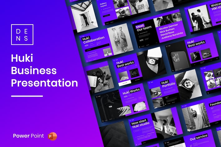 Huki – Business PowerPoint Template