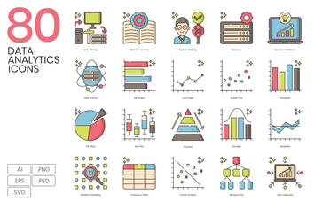 Data Analytics Icons