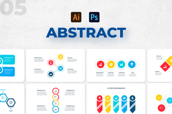 Abstract Infographics Set. Part 05