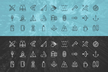 Outdoor Adventure Icons