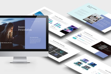 Buzeo : Socmed Marketing Pitch Deck Powerpoint