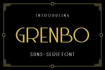 Grenbo - Sans Serif Font