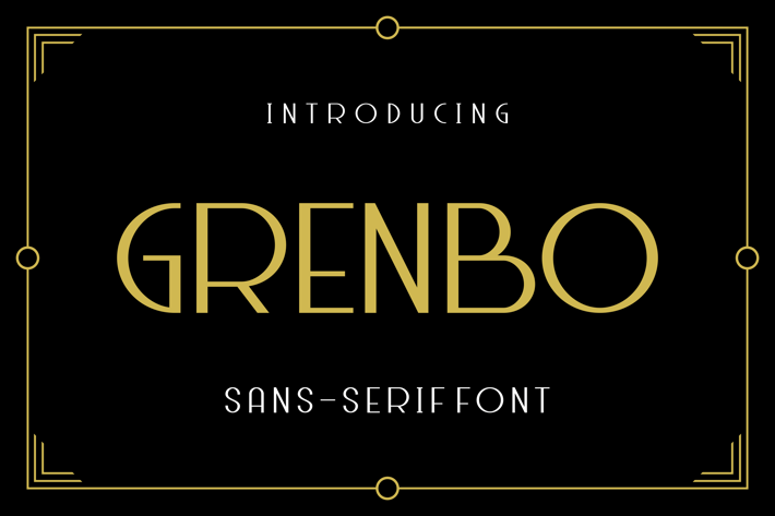 Grenbo - Sans Serif Font