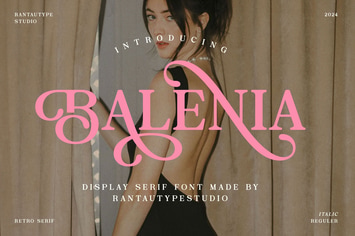 Balenia Retro Display Serif Font