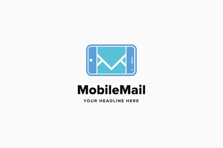 Mobile Mail Logo Template