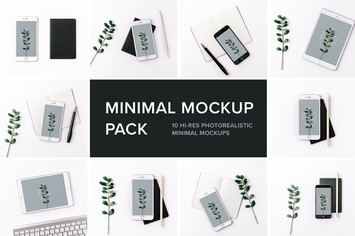 Minimal Mockup Pack Photorealistic