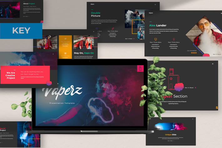 Vaperz Business Keynote Template
