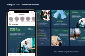 Creative Instagram Post Powerpoint Template