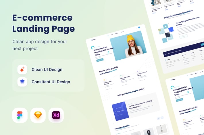 E-commerce Landing Page