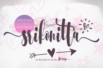 Srikonitta Script + Free Vectors