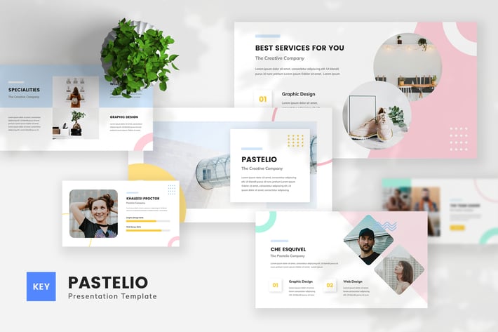 Pastelio - Pastel Keynote Template