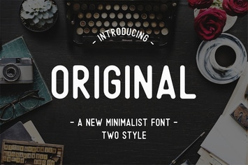 Original - A Minimalist Font