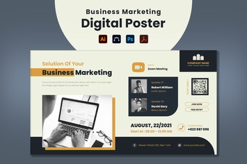 Business Marketing Digital Poster