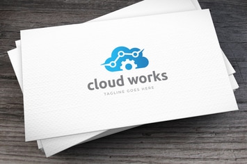 Cloud Works Logo Template