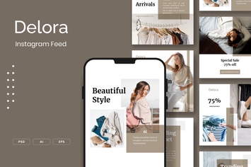 Delora Minimal Fashion Instagram post