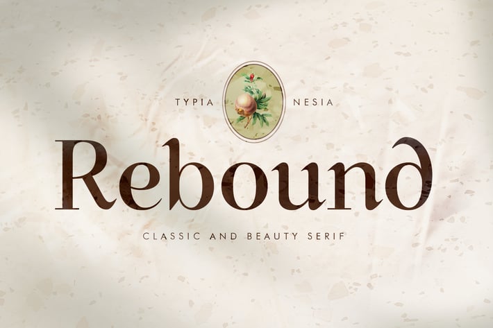 Rebound - Classic Beauty Serif - Vintage Font