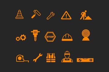 15 Under Construction Icons