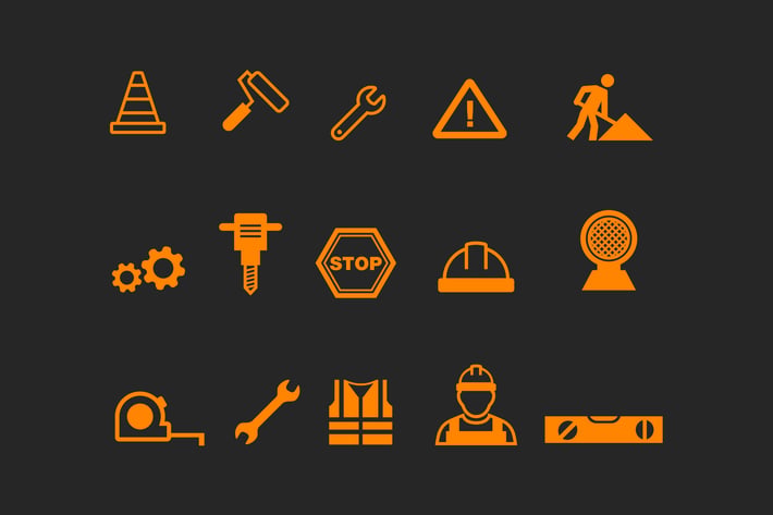 15 Under Construction Icons