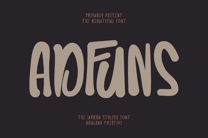 Adfuns Urban Stylish Font