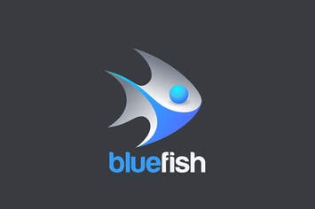 Fish Logo 3d Design vector