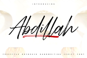Abdillah | Handwriting Script Font