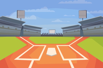 Baseball Stadium - Illustration Background